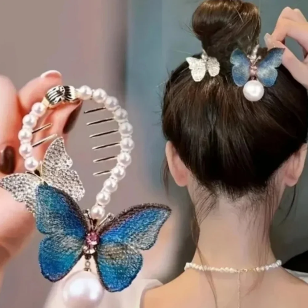 Embroidery Rhinestone Hair Accessories